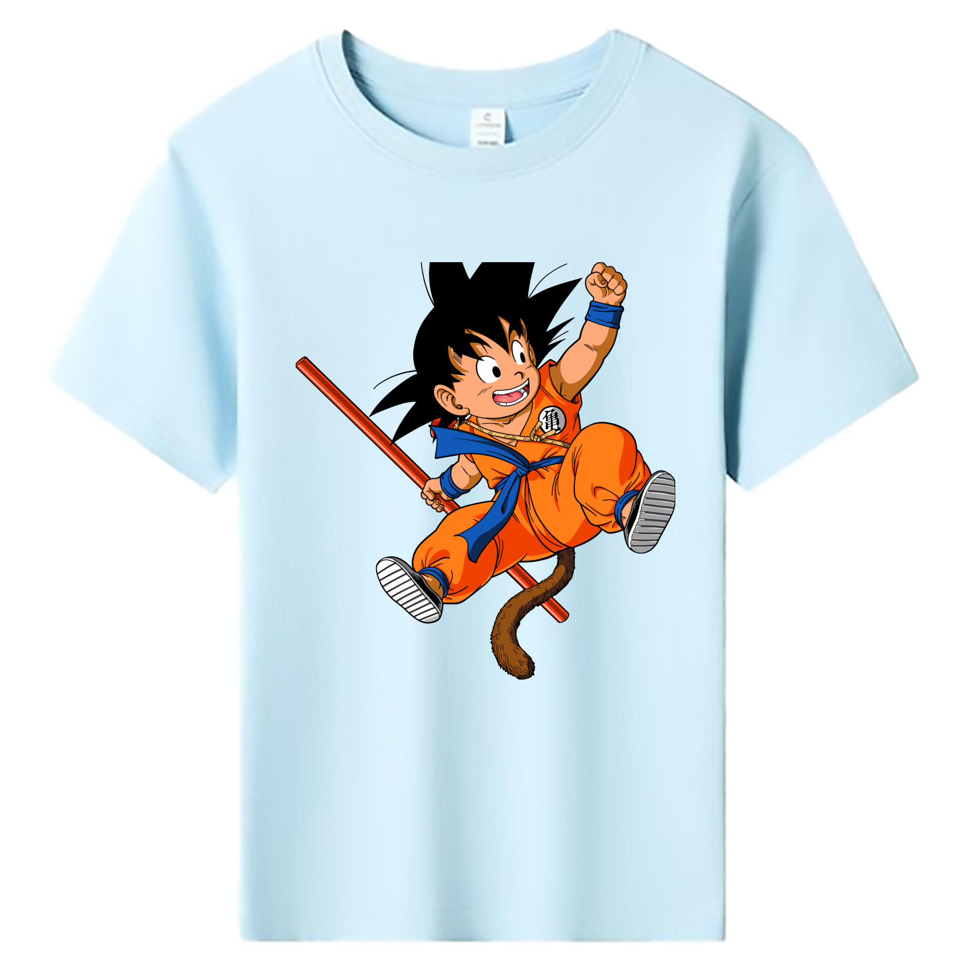 （画像用） ドラゴンボール 孫悟空（そん ごくう）Son Goku カカロット DRAGON BALL Kakarotto 綿100％キッズTシャツ（フロントプリント）